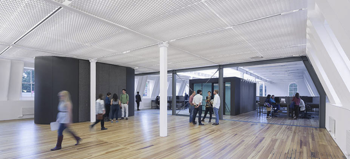 Open space in Sibley Hall.