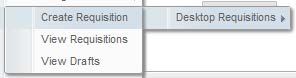 Create a Material Requisition