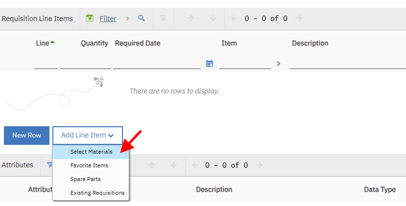 Create a Material Requisition screenshot 4
