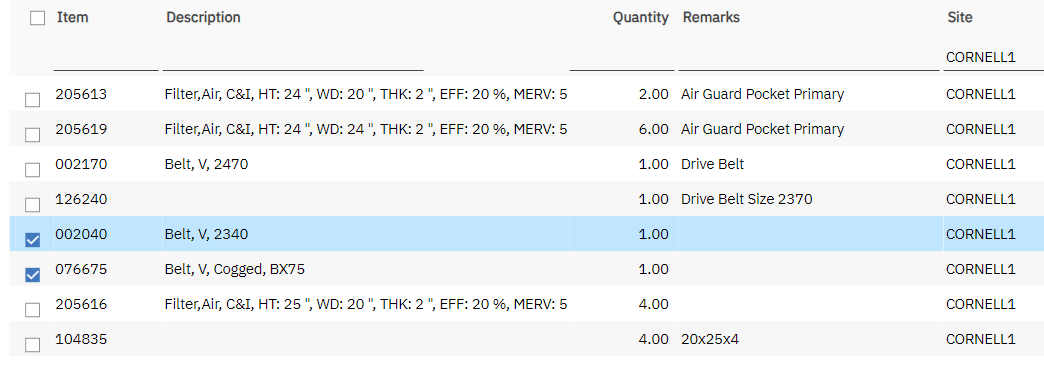 Create a Material Requisition screenshot 5