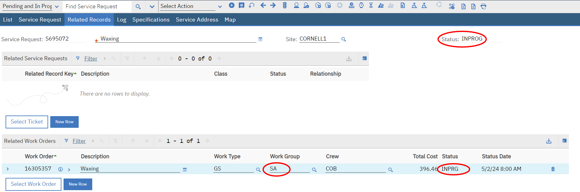 z06 - Reviewing Unresolved SRs in Maximo - 03