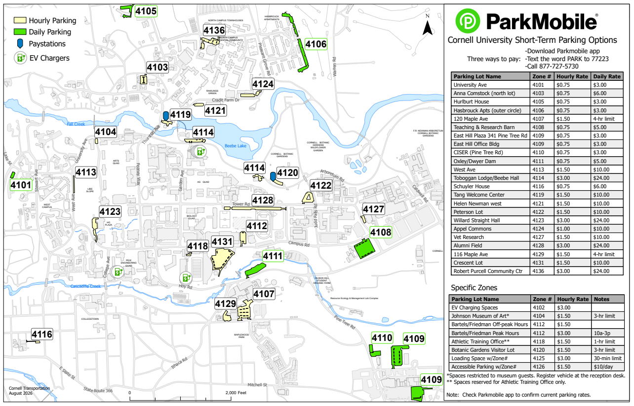 Image of ParkMobile Map as of August 2026