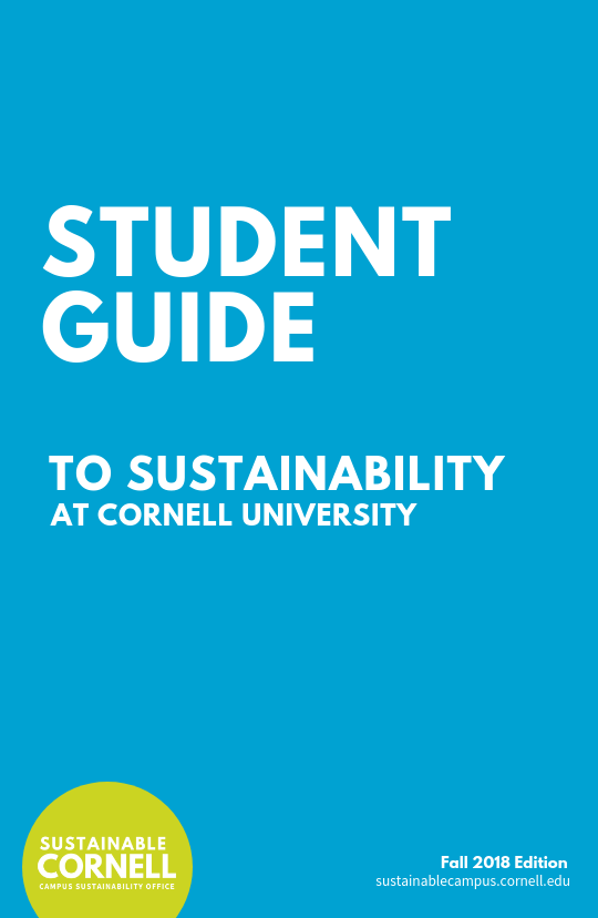 Cover page of the CSO's guide to living sustainably 