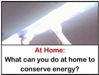 what you can do at home to save energy