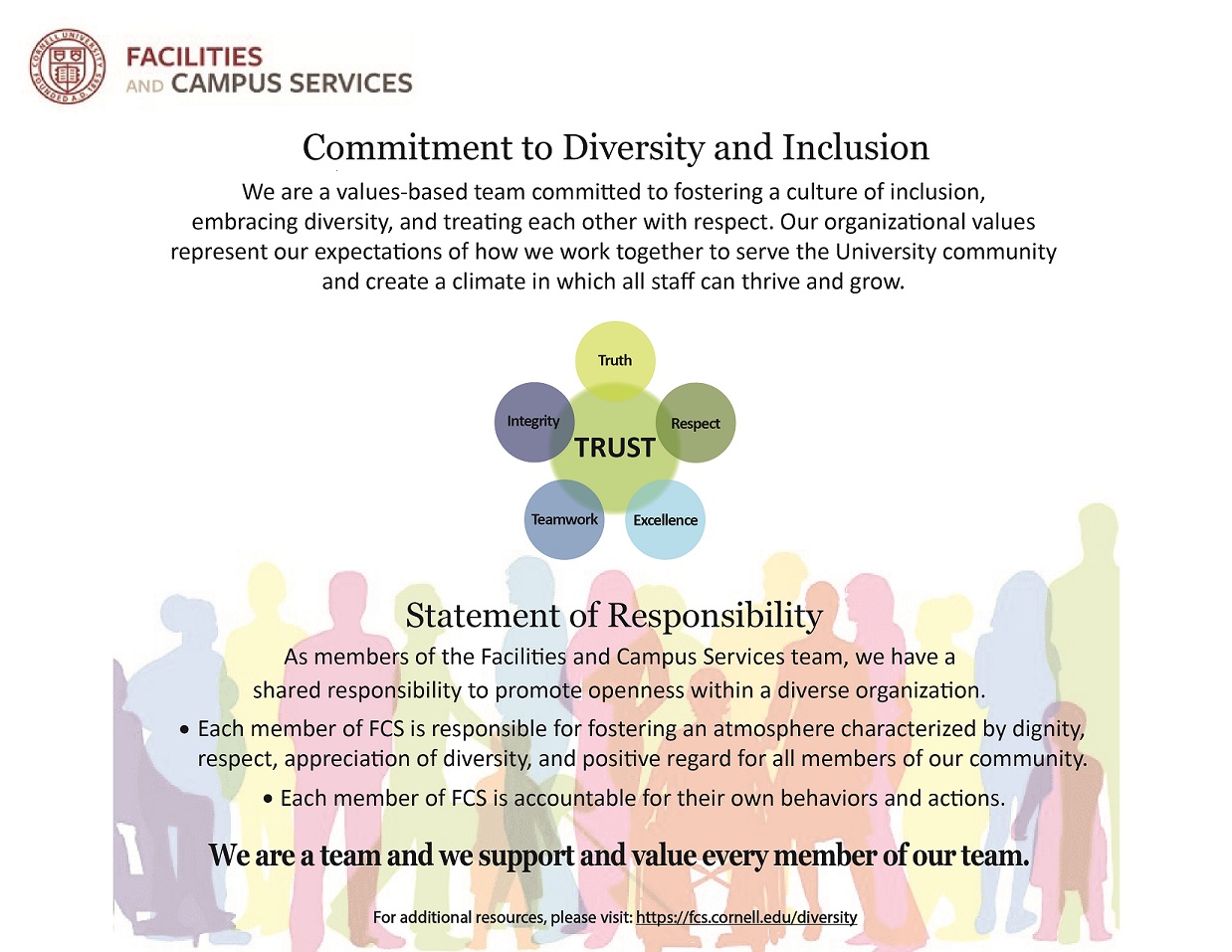 Statement of Diversity and Inclusion