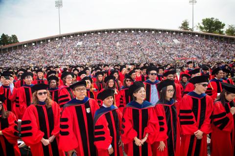 Group of Graduates at Schoellkopf ceremony