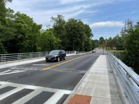 Dwyer dam bridge road