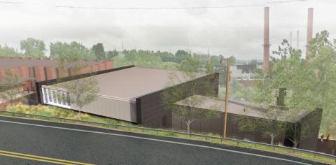 Shot of Campus Road facing South looking at the NEH building