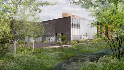 New Experimental Hall for CHESS rendering