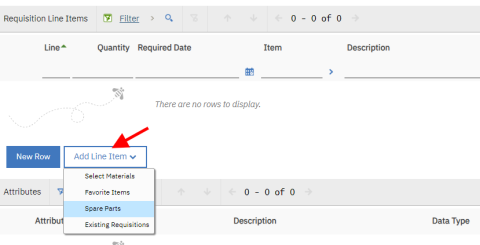 Create a Material Requisition screenshot 3