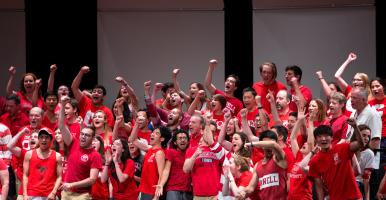 Students Cheering